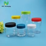 360ml 450ml 600ml Plastic Food Jars Peanut Butter Container
