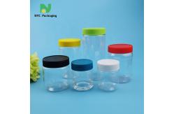 China 360ml 450ml 600ml Plastic Food Jars Peanut Butter Container supplier