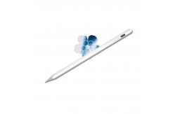 China Ipad Compatible White Stylus Pen with Pressure Sensitivity and 14cm Length supplier