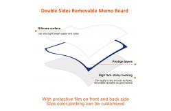 China Double Sides Sticky Reusable Magnetic Memo Strip Notice Board For Fridge supplier