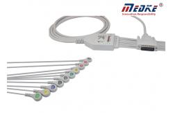 China Snap Proximal IEC Coding ST1212 Edan Mindray Ecg Cable supplier