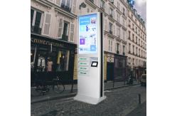 China Advertising Public Coin Operated Multi Cell Phone Charging Kiosk With Safe Lock Box supplier