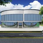 OEM Steel Structure Exhibition Hall Recyclable Steel Warehouse Buildings for sale
