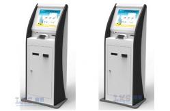 China Self Service Ticket Vending Kiosk Machine With Cash Acceptor And Thermal Printer supplier