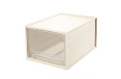 China PP Sterilite 3 Drawer Medium Countertop Unit White With Drawers Clear supplier