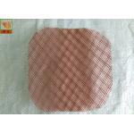 Red Industrial Plastic Netting Diamond Mesh Resin Infusion Distribution Netting