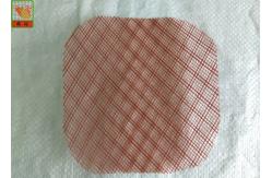China Red Industrial Plastic Netting Diamond Mesh Resin Infusion Distribution Netting supplier