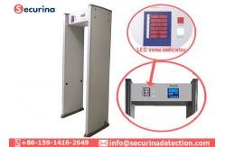 China 18 Zones Archway Metal Detector DSP With Alarming Counting Display OEM supplier