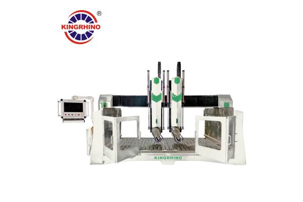 11KW 380V CNC Stone Carving Machine With 1400x3000mm Worktable Size