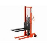 1100mm 2000kg Manual Pallet Stacker Heigh Range Hand Hydraulic Forklift for sale