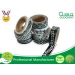 15mm * 10m Black and White Washi Tape Premium Japanese Washi Tape For Decorative for sale