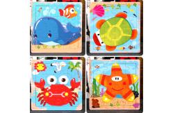 China Plain Animal Custom Cardboard Jigsaw Puzzles  Die Cut Paper Kids Educational supplier