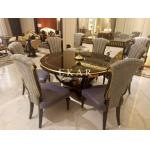 Italian Luxury Round Dining Table With Rotating Centre for sale