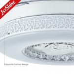 Antique Style LED Ceiling Fan High Speed White Retractable Blades with Remote Control