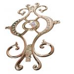 Electroplating Bronze Windows Georgian Bar Decorative Flowers for sale