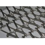 Cleanable Stainless Steel Conveyor Chain Mesh Belt Used For Architectural Decoration for sale