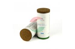 China Cosmetic Composite Can Packaging With Cork Lid Custom Printed supplier