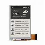 COG COF 250×122 E lnk Epaper Screen Electronic Paper Display  Module SGS Active Matrix Electrophoretic Display for sale