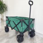 140LB Outdoor Camping Cart Easy Carrying Wide Pu Wheels Collapsible Folding Wagon for sale