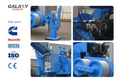 China 118 Kw 158hp 90kN Wire Puller Machine For Overhead Line Equipment supplier