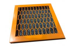 China Hexagonal Hole Aluminum Expanded Metal Mesh For Shelving And Room Dividers supplier