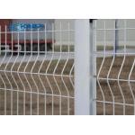 Garden Welded Mesh Fencing 3D Curved PVC Coated Triangle Bending Custom Colors for sale