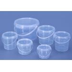 Smooth Transparent Plastic Bucket Screen Printing For Cookie Or Juices for sale