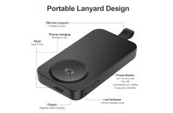 China Magnetic Apple Wireless Power Bank 12V 3A 2 In 1 Magsafe Charger supplier