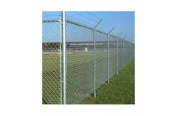 China Galvanized Chain Link Fence For Highways/ Railways Roadside Protection Net supplier