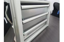 China Aluminum Frame Louver Glass Window Adjustable Jalousie Glass Window With Fly Screen supplier