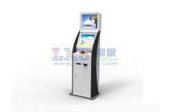 China Custom Self Service Banking Kiosk Touch Screen Kiosks A4 Laser Printer supplier