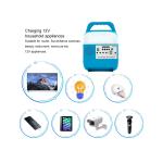 12.8V 10000mah Solar Power Bank Light Portable Rechargeable Hanging Camping LED