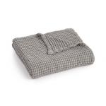 Waffle Weave Cotton Couch Throw Blanket Super Soft Size / Logo Customized for sale