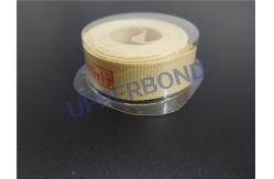 China Yellow Endless Kevlar Garniture Tape For Cigarette Rolling Machine supplier