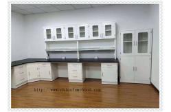 China Goverment Chemistry Lab Furniture With Reagent Rack Scratch Resistant supplier