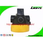 LED Rechargeable Coal Mining Lights , Yellow Miners Helmet Light For Underground Safety