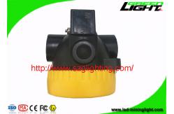 China LED Rechargeable Coal Mining Lights , Yellow Miners Helmet Light For Underground Safety supplier