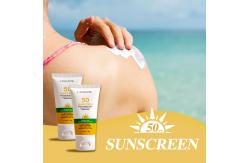 China Spf 50 Sundown Sunscreen Cream Protector Anti Sunburn Sunblocking Lotion supplier