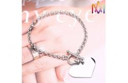 China 18mm Length Toggle Clasp Closure Cross Chain Bracelet supplier