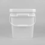 2KG Plastic Paint Bucket with Pouring Spout and Leakproof Design