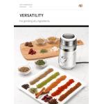 Timing Knob Coffee Bean Grinder Stainless Steel Automatic Adjustable Burr Grinder