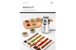 China Timing Knob Coffee Bean Grinder Stainless Steel Automatic Adjustable Burr Grinder supplier