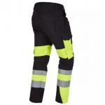 Black Flame Resistant Cargo Fr Pants High Visibility 10oz Slim UL NFPA2112 for sale