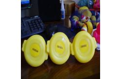 China Racing Floating Yellow Duck Number Printed , Personalised Rubber Bath Ducks Weighted supplier