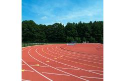 China 13mm Thickness Synthetic Sports Flooring PU Glue Mix SBR Playground supplier
