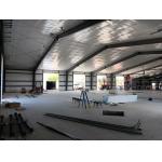 Flexible Steel Building Frame Structures and Aluminum Alloy Sliding Window for Steel Structure Warehouse for sale