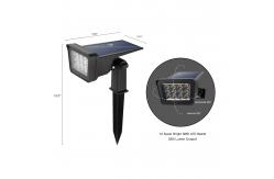 China Adjustable 250LM LED Solar Landscape Light supplier