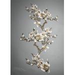 Vintage Multi Colors Iron On Embroidered Flower Patches For Decorative Clothes 40*90CM for sale