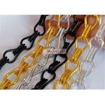 Anodized Aluminium Metal Chain Mesh Curtains For Space Partition for sale