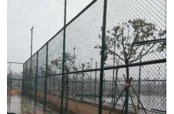 China Galvanized Security Wire Mesh 40x40mm Diamond Chain Link Fence supplier